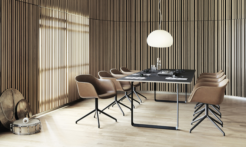 Eco-bewustzijn was nog nooit zo mooi als met de Fiber chair van Muuto. image