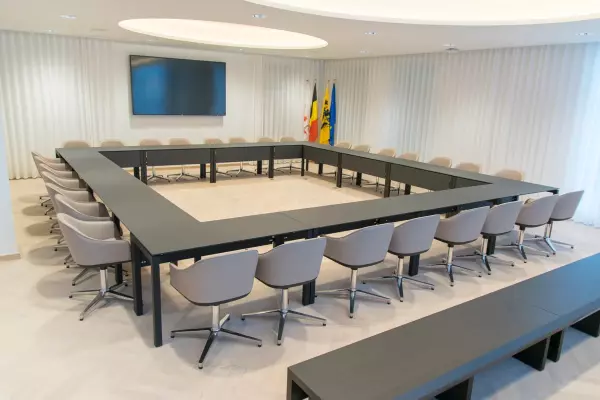 Square conference table